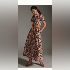 Anthropologie Maeve Somerset Maxi Dress